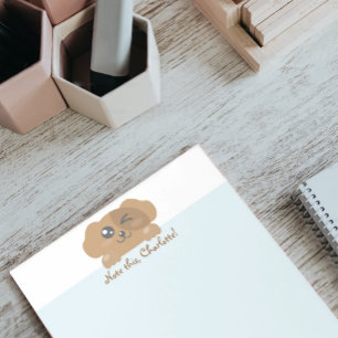 Bloco De Notas Animal Kawaii Personalizado - Cão
