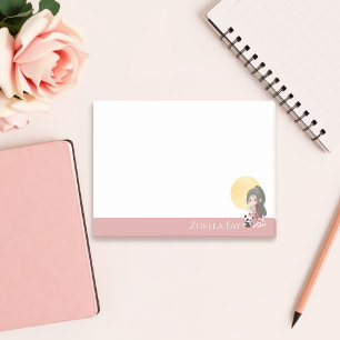 Bloco De Notas Anime Kawaii Fofo Personalizado Customizado