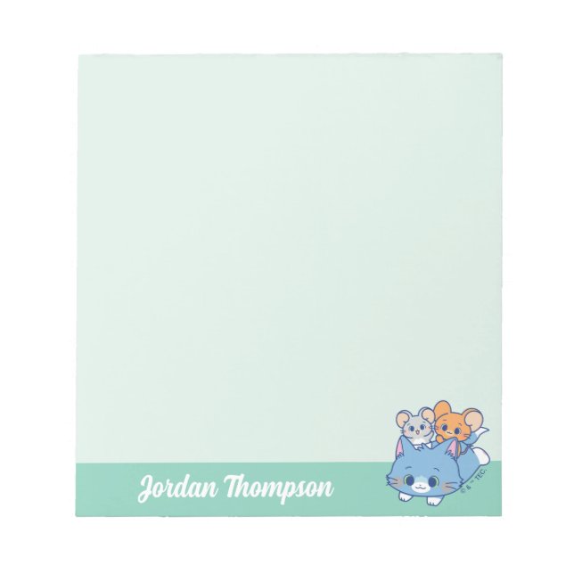 Bloco De Notas Anime Tom, Jerry e Tuffy (Frente)