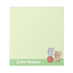 Bloco De Notas Anime Tuffy e Jerry Apple Rolling