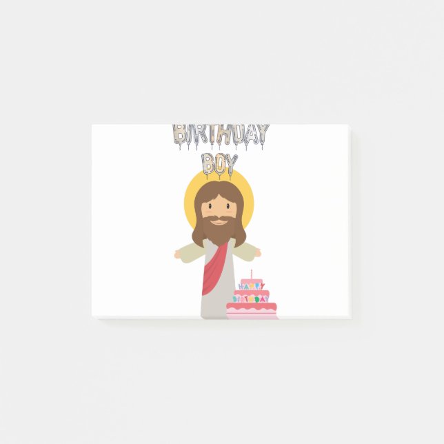 Bloco De Notas aniversariante jesus christmas (Frente)