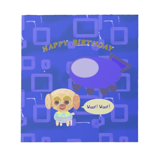 Bloco De Notas Aniversário (Frente)