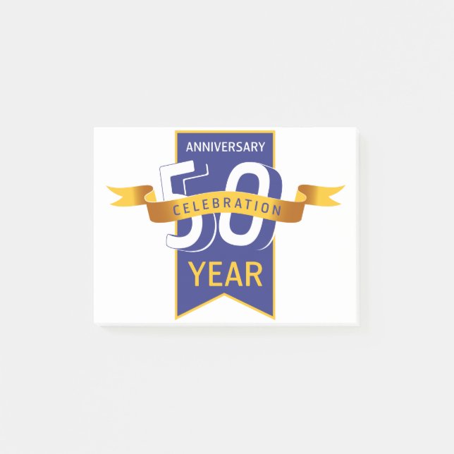 Bloco De Notas aniversário de 50 anos (Frente)
