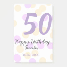 aniversário de 50 anos adicionar nome data roxo la