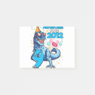 Bloco De Notas Aniversário de 9 anos Dinossauro Menino de 9 anos
