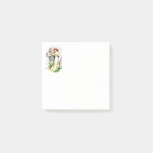 Bloco De Notas Anjo Bonito e Cruz