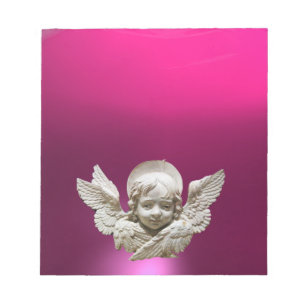 Bloco De Notas ANJO DE NAÍSCIE DA FLORENTINA,Rosa,Fúcsia,Roxo