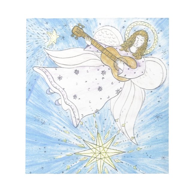 Bloco De Notas Anjo musical (Frente)