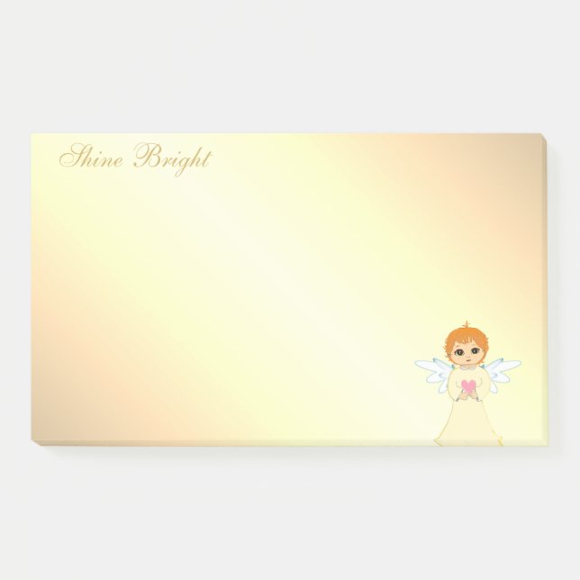Bloco De Notas Anjo Pequenino Fofo (Frente)
