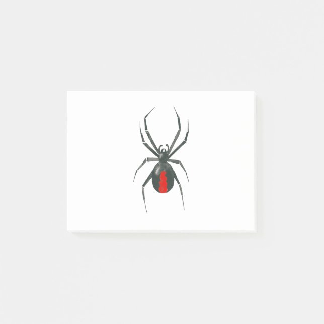 Bloco De Notas Anotações de posto da aranha Redback (Frente)