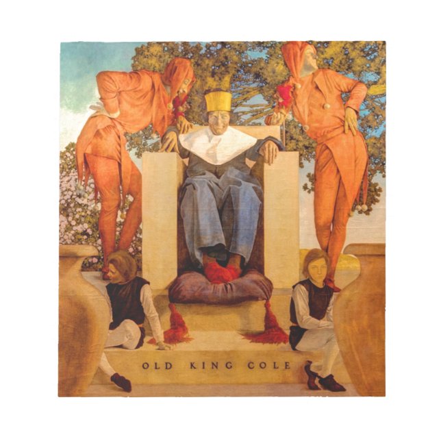 Bloco De Notas Antigo Rei Cole (Frente)