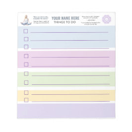 Bloco De Notas AntiStress Serene Meditation Yoga Chakras relax