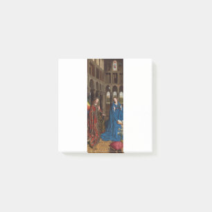 Bloco De Notas Anunciação de Van Eyck Premium Luz da Catedral