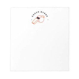 Bloco De Notas Apelido do treinador de futebol