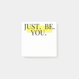 Bloco De Notas Apenas Seja Sua Tipografia Inspiradora Minimalista