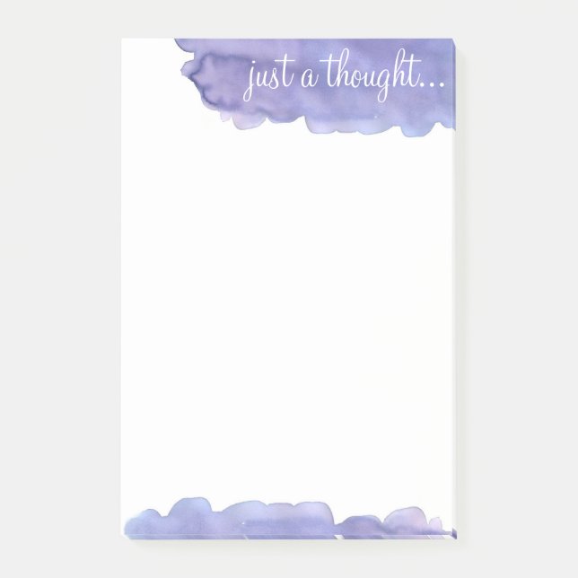 Bloco De Notas Apenas um pensamento (Frente)