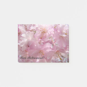 Bloco De Notas Aposentadoria Amor notas adesivas Rosas Flores Apo