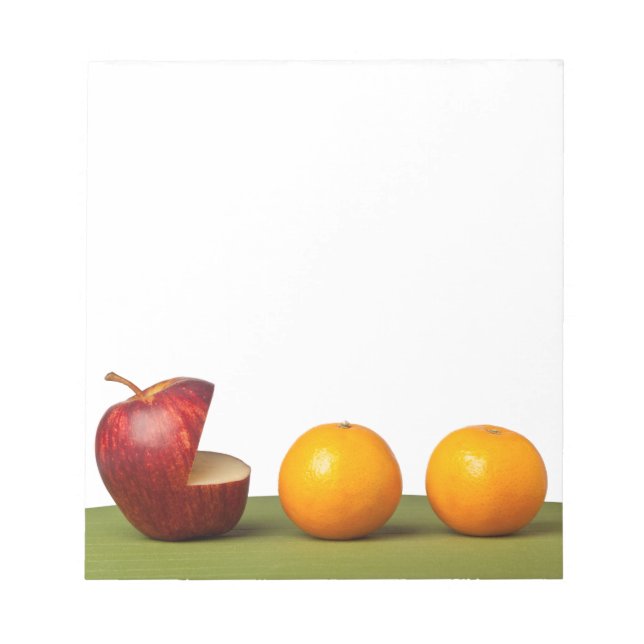 Bloco De Notas Apple come laranja (Frente)