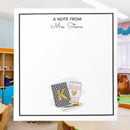 Bloco De Notas Apreciação de Professores do Jardim de Infância Pe