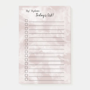 Bloco De Notas Apresentações de Cores d'Água da Lista de Hoje ESC