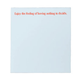 Bloco De Notas Aproveite a citação