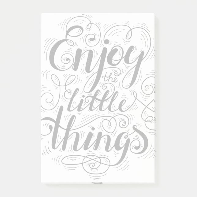 Bloco De Notas Aproveite As Coisas Pequenas 1 (Frente)