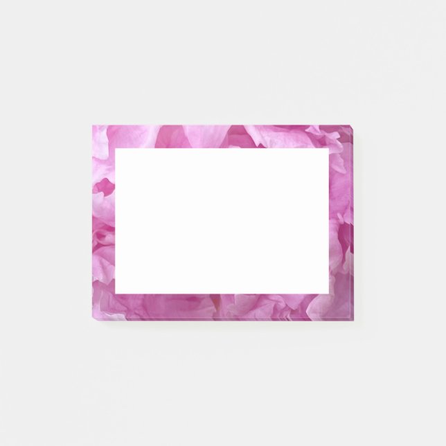 Bloco De Notas Aproximação de peões cor-de-rosa (Frente)