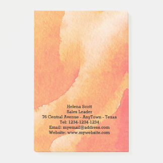 Bloco De Notas Aquarela de Flor de Laranjeira