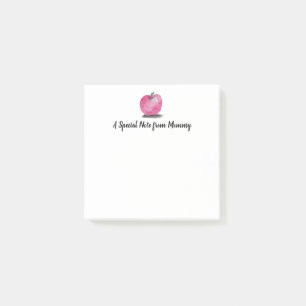 Bloco De Notas Aquarela de maçã personalizada Uma Mamãe especial