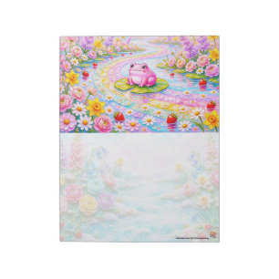 Bloco de Notas Aquarela Sapo Sonhador