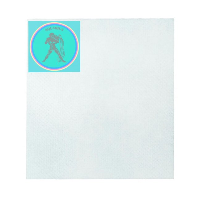 Bloco De Notas Aquarius Notepad (Frente)