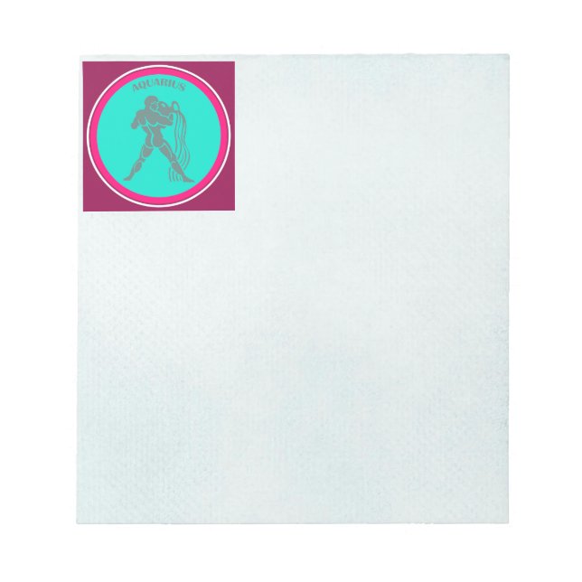 Bloco De Notas Aquarius Notepad (Frente)