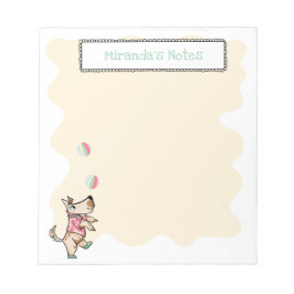 Bloco De Notas Aquela vida de cão é uma blob amarela que malabarc