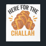 Bloco De Notas Aqui Para o Pão Judeu Challah Engraçado Hanukkah<br><div class="desc">chanukah, menorah, hanukkah, dreidel, jedesejo, Chrismukkah, feriado, christmas, chalá</div>