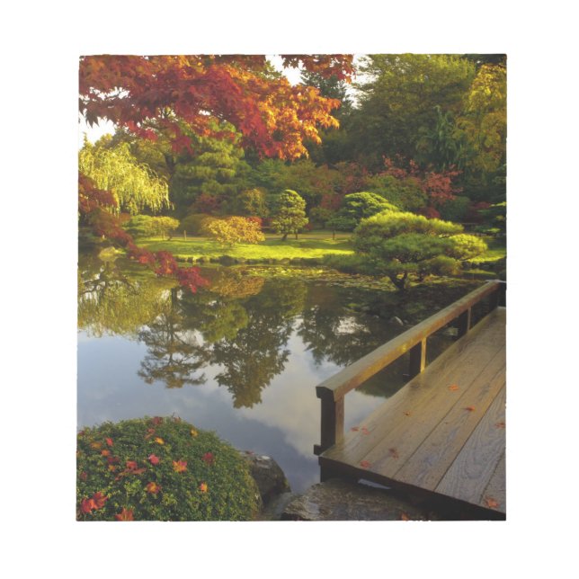 Bloco De Notas Arboreto, Jardim Japonês, Seattle, Washington, (Frente)