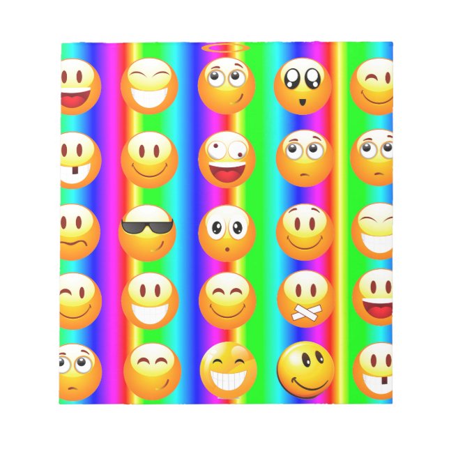 Bloco De Notas arco-íris emoji (Frente)