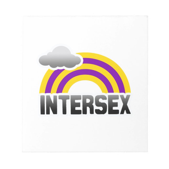 BLOCO DE NOTAS ARCO-ÍRIS INTERSEXO (Frente)