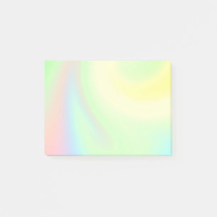 Bloco De Notas Arco-íris Pastel da cor