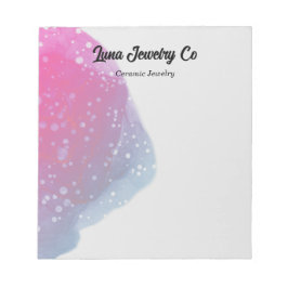 Bloco De Notas Arco-Íris Rosa Pintado