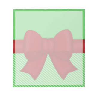 Bloco De Notas Arco Vermelho Natal
