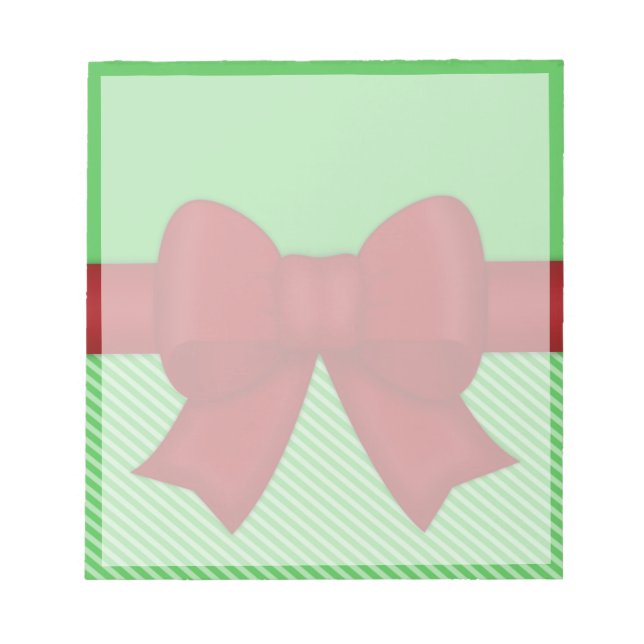 Bloco De Notas Arco Vermelho Natal (Frente)