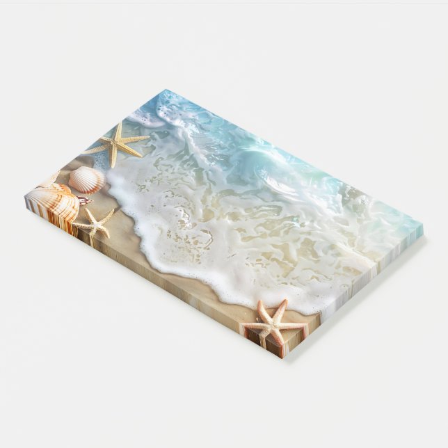 Bloco De Notas Areia e mar (Inclinado)