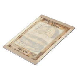 Bloco De Notas Arepa Bread Ephemera Collage Art