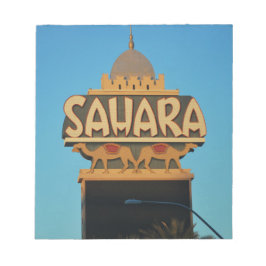 Bloco De Notas Arquitetura Landmark do Sahara de Las Vegas