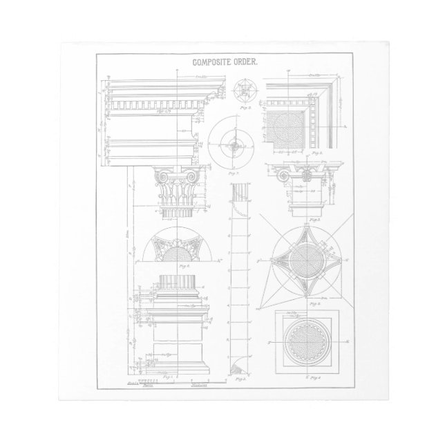 Bloco De Notas Arquitetura Vintage (Frente)