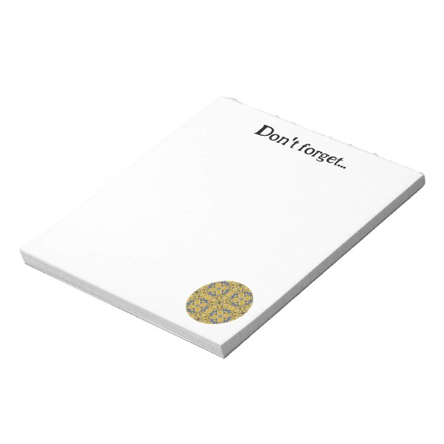 Bloco De Notas Arte 1 do caleidoscópio do Volume 1 (Invertido)