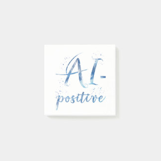 Bloco De Notas Arte AI-Positive Text