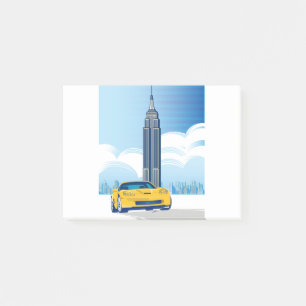 BLOCO DE NOTAS ARTE AUTOMÓVEL DE VETTE ELEGANTE