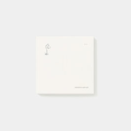 Bloco De Notas Arte de Linha Minimalista para Introvertidos