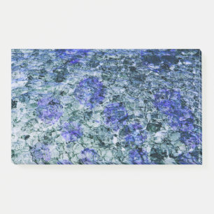 Bloco De Notas Arte digital sobre fundo abstrato de cor azul